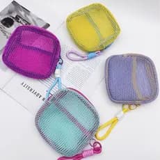 Bolsa Necessaire quadrada Tela Colorida