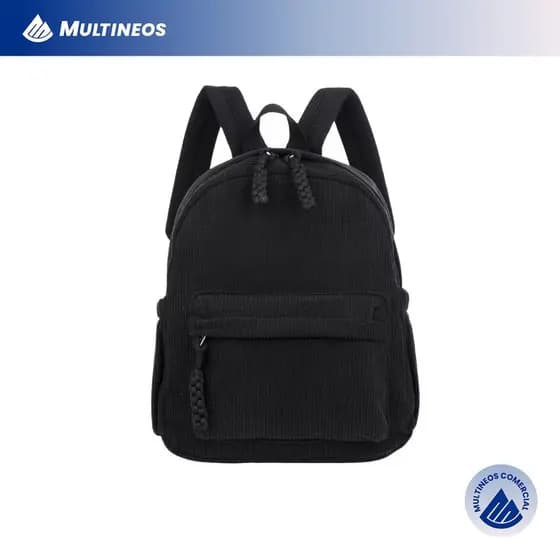 Multineos Mochila Feminina de Alumínio Com Estojo Textura Bordada Delicada