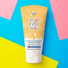 Creme de Estilizar Cabelo Infantil Pomada Capilar Efeito Matte Natural Para Criança Vegano Forever Kids Tio Ge Store 90g