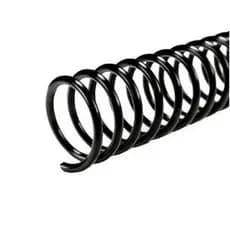Espiral 17mm 100 Folhas Preto 50 Unidades