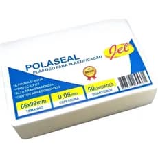 Plásticos para Plastificação Polaseal Espessura 0,05 Tamanhos Diversos
