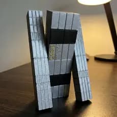 Action Figure Estátua do Robô CASE de Interestelar Colecionável Impressão 3D com Suporte