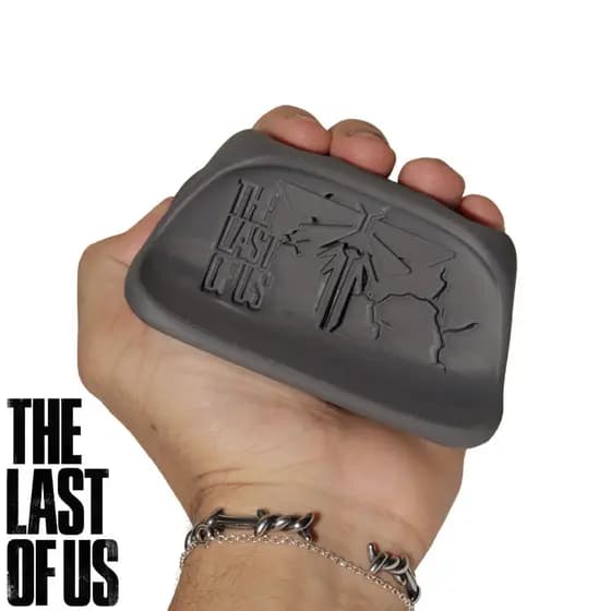 Porta Controle PS4 The Last of Us Cinza Impressão 3D