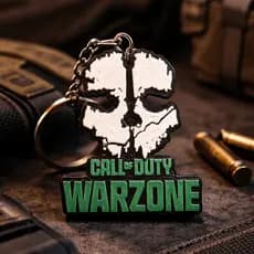 Chaveiro Call of Duty Warzone Impressão 3D Miniatura Colecionável Acessório Geek Gamer Mochila Decoração Presente