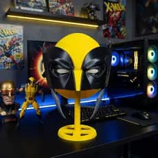 Máscara Magnética Wolverine 3d Com Suporte Tamanho Único