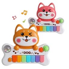 Mini Piano De Brinquedo Infantil Teclado Educativo Com Música E Teclas Iluminadas