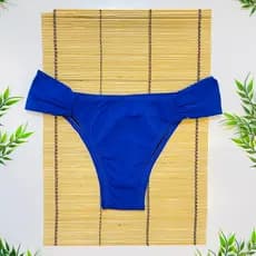 Linda calcinha biquini Bombom feminino avulsa borboleta lateral larga plus size proteção UV+50