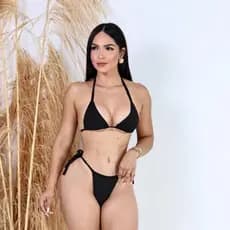 Conjunto Biquini Cortininha calcinha de amaração moda praia verão biquine bikini moda blogueira