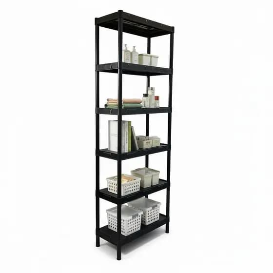 Estante Com 7 Prateleiras Multiuso Prateleira Modular Organizadora Plástico Reforçado Com Pezinhos