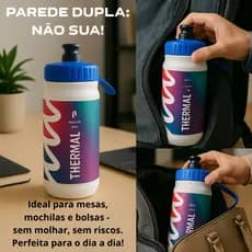Garrafa squezee thermal Parede Dupla 600 ml
