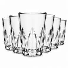 Jogo De Copo de Vidro Kit 6 Peças 250ML Água Suco Refrigerante Cozinha