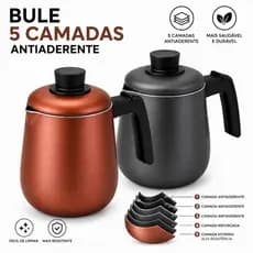 Bule Antiaderente 1 Litro Teflon Alumínio Nacional