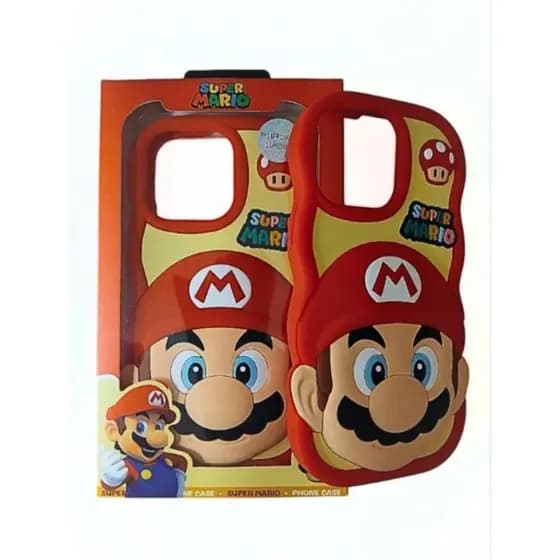 Capa para Iphone 14 Pro Max/15 Pro Max Super Mario