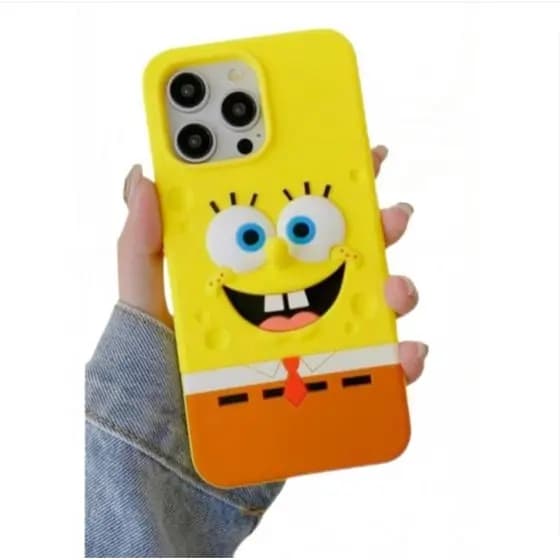 Capa Iphone 14 Pro Max/15 Pro Max Bob Esponja