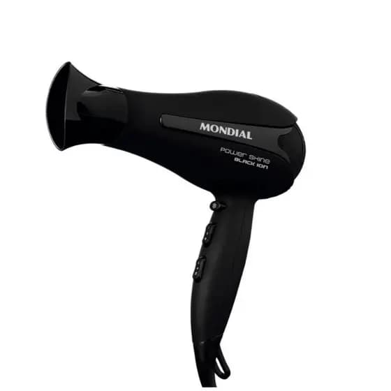 Secador de cabelo Mondial SC-13 Power Shine Black Ion 110V