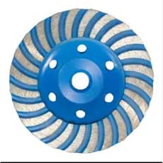 Disco de Desbaste Rebolo Diamantado Turbo 115mm para Esmerilhadeira - Concreto, Mármore e Granito