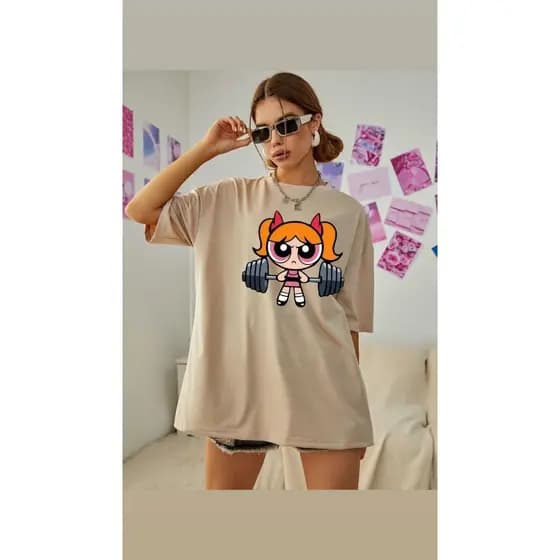 T- Shirt Camisetao Meninas Poderosas Blusa academia
