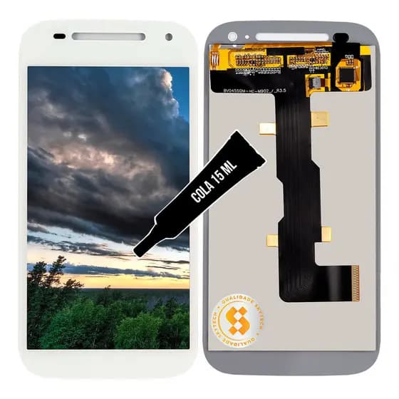 Tela Display Touch Lcd Moto E2 Xt1514, XT1523, XT1506 e XT1527 Premium Touch Compatível Com Motorola Padrão Gamex