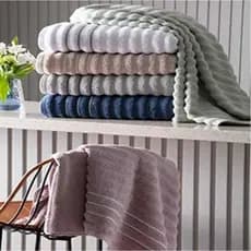 Toalha Banho e Rosto Corttex Jacquard Wave - Gramatura: 450g/m²