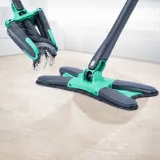 Esfregão Giratório Lava e Seca Torção Microfibra Multiuso Limpeza de Piso Rodo Mágico 360°
