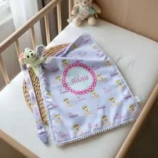 Naninha Personalizada Com 1 Prendedor De Chupeta