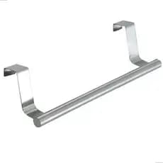 Suporte Portátil Pano Prato Toalha Porta Armário Inox 23cm