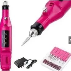 Lixa Lixadeira Motor Rosa Caneta De Unha Elétrica Profissional Bivolt
