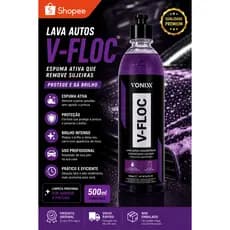 Shampoo Automotivo Concentrado Neutro Vonixx V-floc 500ml Brilho