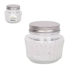 Pote De Vidro Redondo Pequeno Com Tampa Porta Temperos E Objeto Porta Treco Objetos Multiuso 280ml