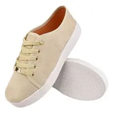 tênis femenino Calci Fácil Sapatilha Feminino Sapatênis Antiderrapante Casual Confortável Moda Tendencia Escolar