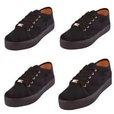 KITS 4 PARES Tênis Feminino Calci Fácil Sapatilhas Escolar Sapatenis Confortável Casual Caminhada ENVIO 24HS Promoção