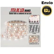 Fita LED Branco Frio 5M A Prova D'Água