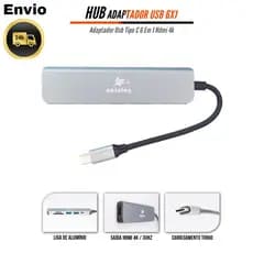 Hub Adaptador USB Type-c 6em1 - HDMI