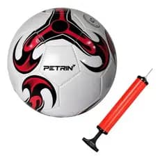 Kit Bola De Futebol Tam 5 + Bomba Manual Com Bico P/campo Kit completo para seu futebol