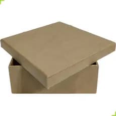 5 Caixas de presente Mdf Caixinha Lisa Casamento 10x10x5 cm