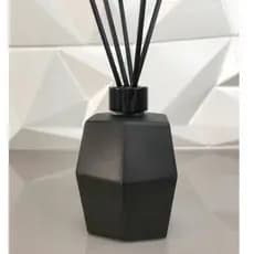Frasco De Vidro Difusor Diamante 250 Ml Varetas De Algodão
