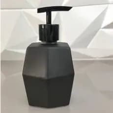 Saboneteira Diamante Preto Fosco 250 ml