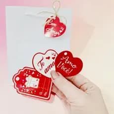 Tags Decorativas Amor Românticas para Presente