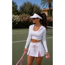 Short saia tenista / saia ballet / moda fitness feminina / shorts para academia