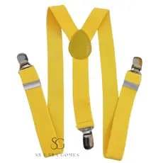 Suspensório Amarelo Infantil