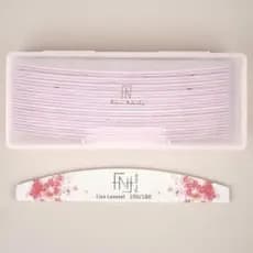 PACOTE DE LIXA FAN NAILS PARA AS UNHAS C/CAIXA ORGANIZADORA - KIT C/12 UNIDADES DE ESTAMPAS SORTIDAS / LAVÁVEIS