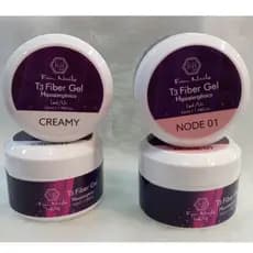 GEL FAN NAILS DE 56ML, LINHA F3/T3 - FIBER GEL, GEL PARA ALONGAMENTO DE UNHAS, HIPOALERGÊNICO E LED/UV