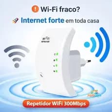 Repetidor Amplificador de Sinal WiFi 600mbps Ultra Rápido
