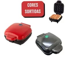 Mini Máquina de Waffle 110V Antiaderente Compacta para Waffles Rápidos em Casa