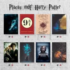 Placa Harry Potter 20x28,5cm Decorativo Decoração