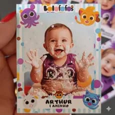 Foto Imã Geladeira - Lembrancinha- Batizado- Formatura-Personalizado