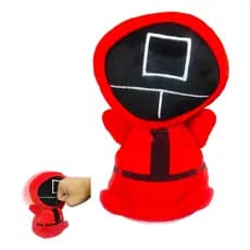 Brinquedo Bicho De Pelúcia Round Squad Com Som