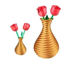 Kit Vasos para Decoração Decorativos Modernos Para Flores Artificiais Pequeno e um Grande
