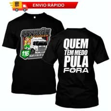 Camiseta Conexão da Verdura / Quem tem Medo Pula Fora /Agricultura Caminhoneiro