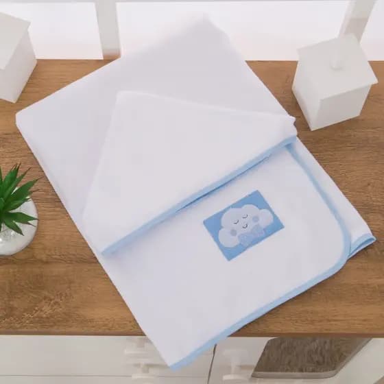 Toalha Banho com Capuz Grande Para Bebe Estampa Menino